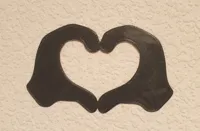 Mains en cœur décoratives — photo 1
