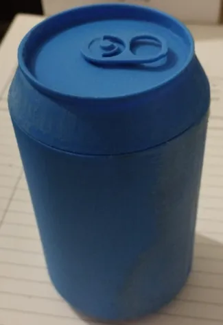 cenicero para coche forma de lata