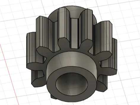 Kolečko 10zubu model