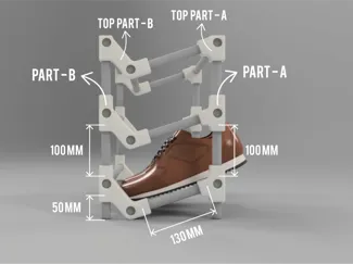 Modular Shoe Rack