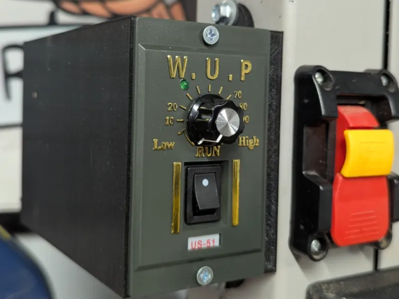 W.U.P. speed controller box
