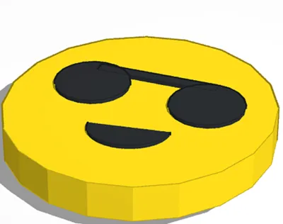 col emoji from tinkercad