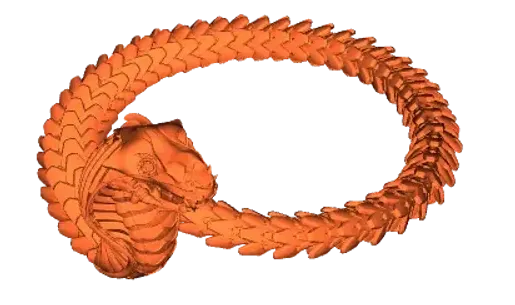 Print in Place Articulated Kobra Cobra (AnyCubic)