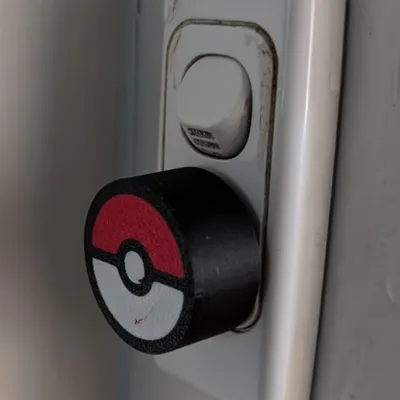 Poke Ball Themed Dimmer Knob
