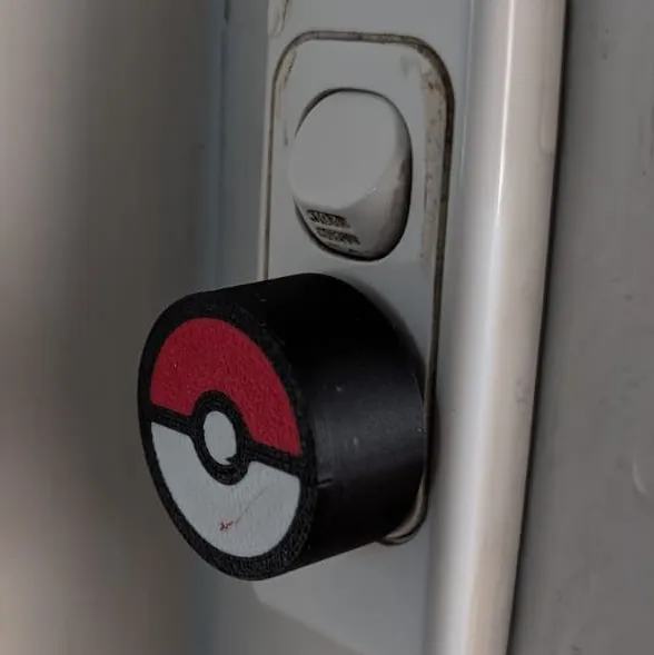 Poke Ball Themed Dimmer Knob