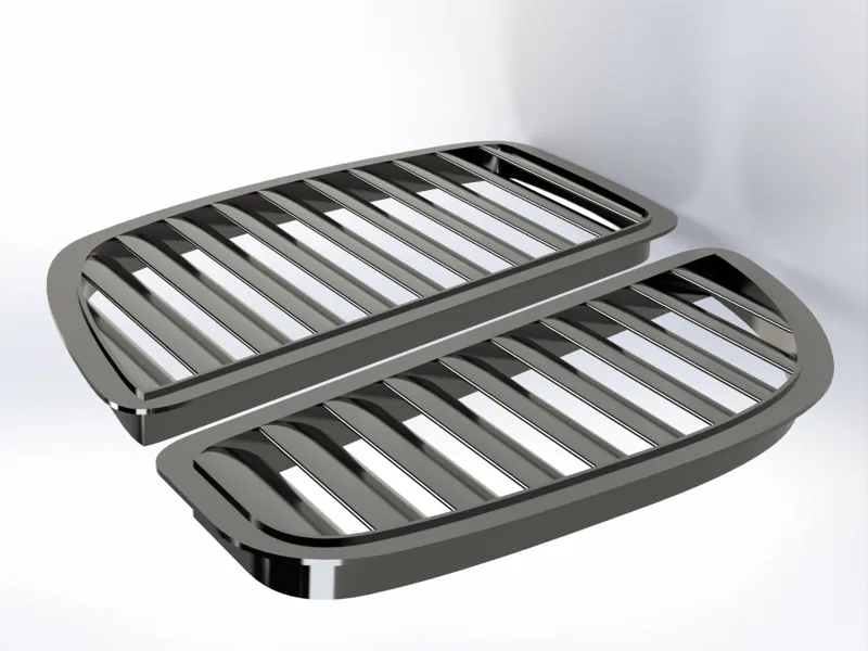 Air intake for car hood