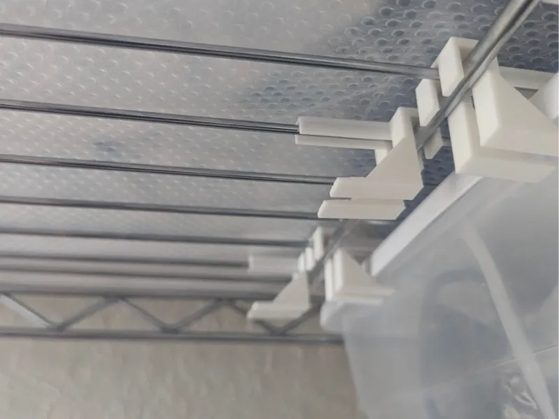 Sterilite 6 Qt Storage Tote hanger for wire rack