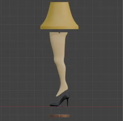 Leg Lamp from Christmas Story