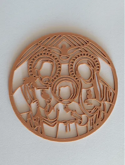 Sacred Family of Nazareth with Base
