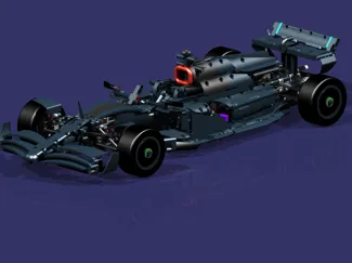 F1 Mattoncini - Mercedes 3D
