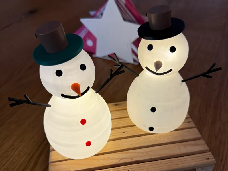Shining snowman