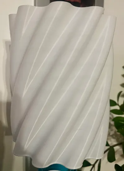 Lampshade for bottle lamp