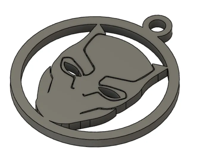 Black Panther Christmas Ornament