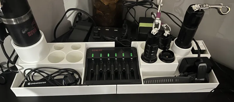 Scuba Light Charging Station