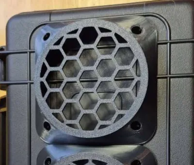 4" square speaker grill