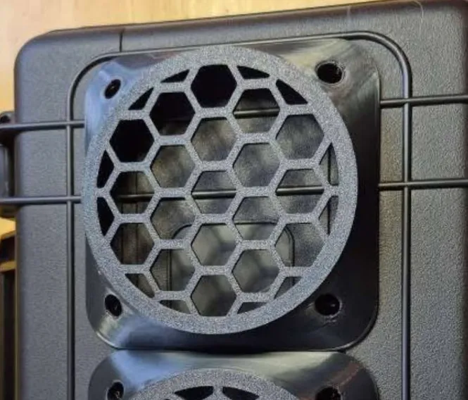 4" square speaker grill