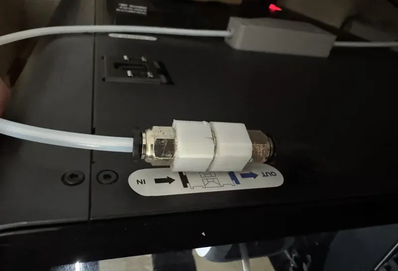 超简易P1打印机AMS供料管磁吸快接