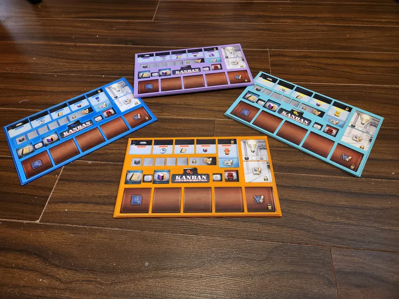 Kanban Driver Edition - Player board overlay grid