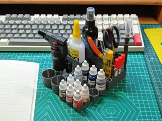 桌面模型工具收纳盘