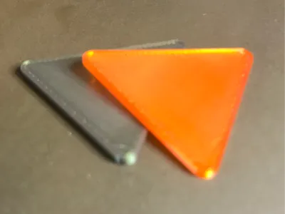 Triangle guitar pick