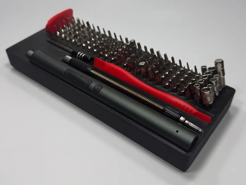 Electric Screwdriver and Bit Holder