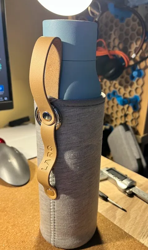 LARQ Bottle PureVis 500ml Travel Sleeve TAG Holder