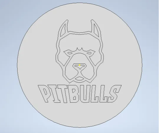 Cup coaster - Pitbulls
