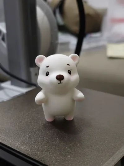 Cartoon Little White Bear