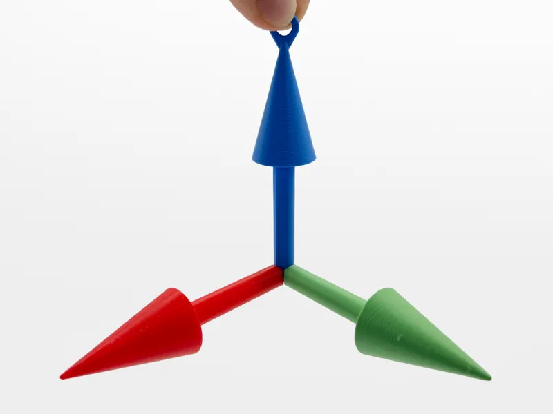 XYZ Christmas tree ornament