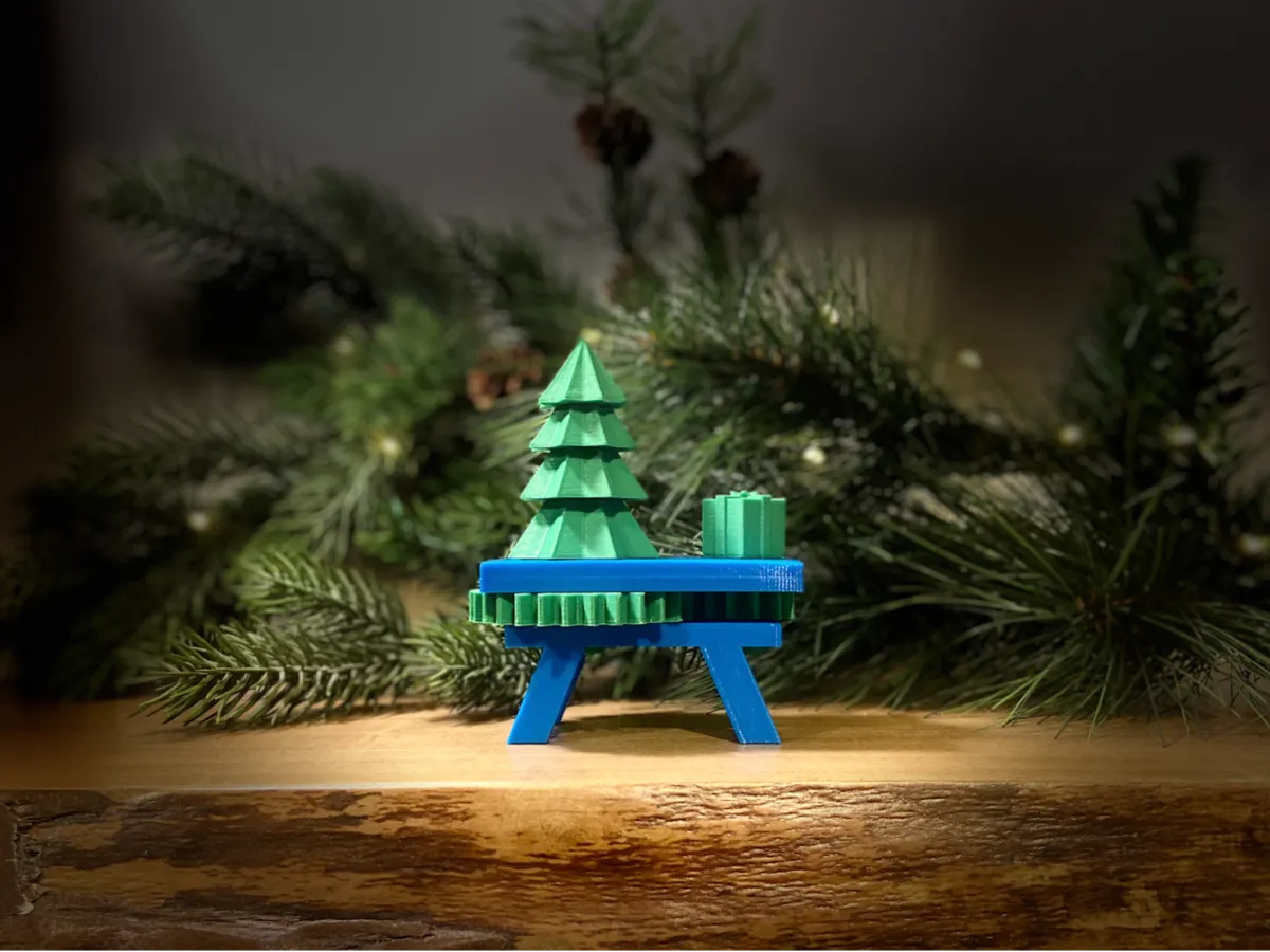 Christmas Mechanism - Free 3D Print Model - MakerWorld