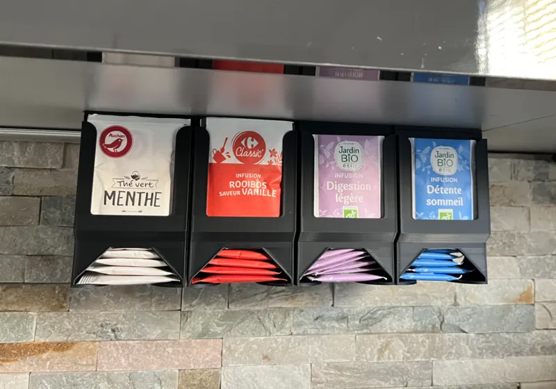 Porte sachets de thé (coulissant supérieur)
