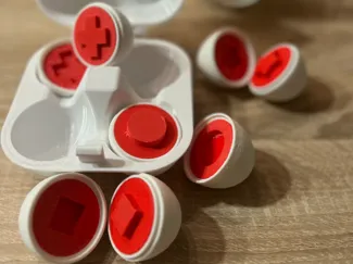 Montessori Geometric Eggs