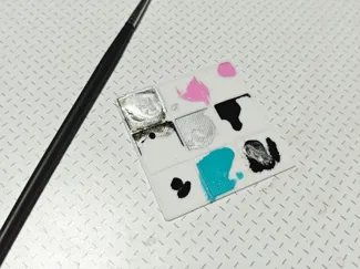 一次性微缩模型调色盘