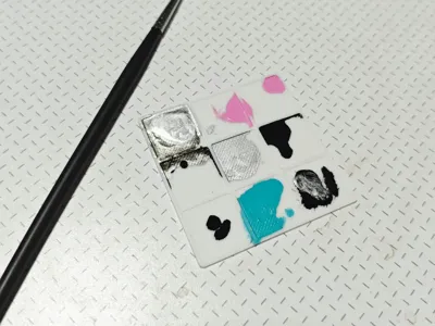Disposable Miniature Model Paint Palette