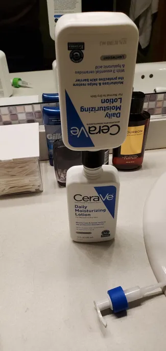 Lotion Bottle Coupler re-filler thing