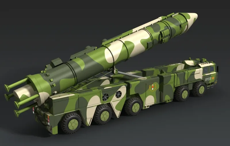 DF-21D东风导弹汽车模型