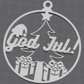 God Jul Christmas ornament