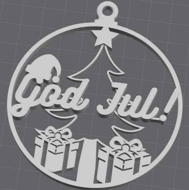 God Jul Christmas ornament