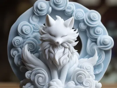 九尾狐3d print model download - MakerWorld