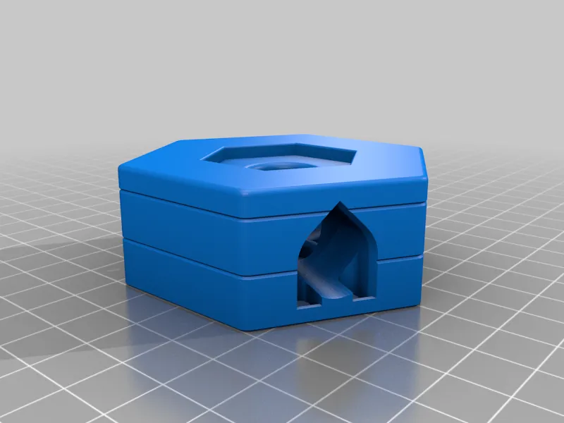 Falltrough for a marble run