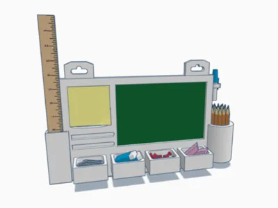 Wall Mountable Supplies Organizer