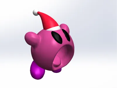 Kirby the christmas ornament eater
