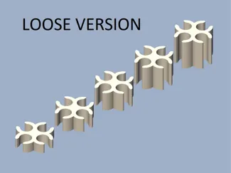PTFE tube clips (loose version)