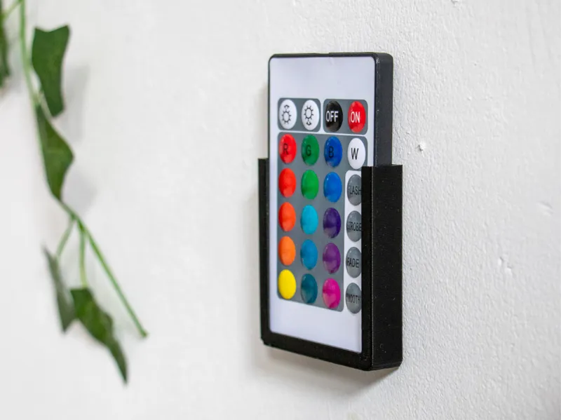 Simple LED Strip Remote Holder