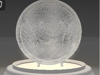 BFDI tennis ball lamp