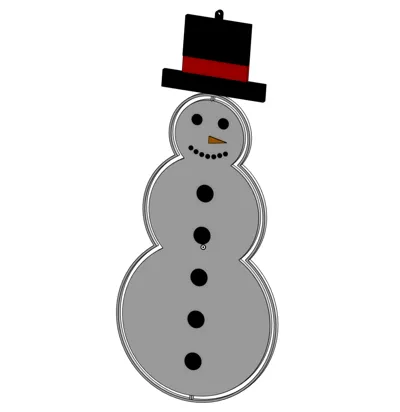 Snowman Tree Ornament
