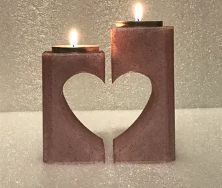 Bougeoir coeur