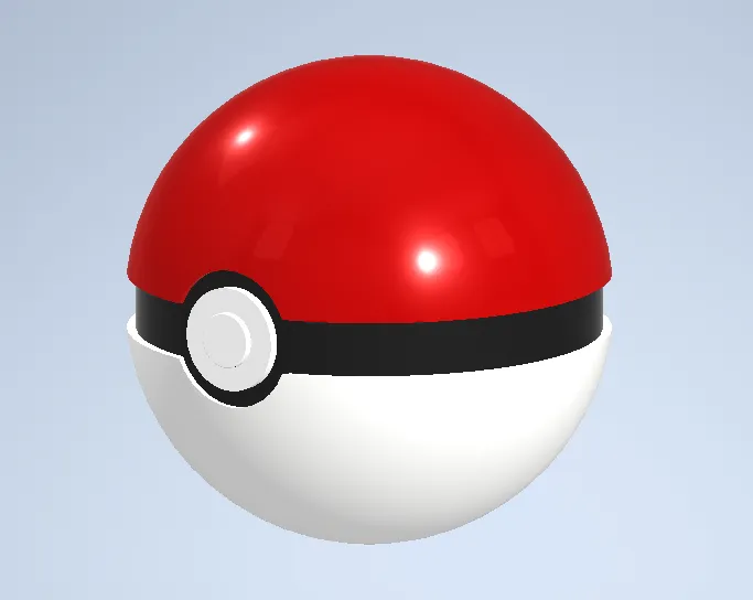 Pokeball - easy assembly