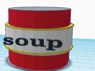 60 seconds soup can