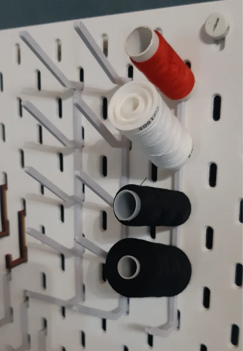 Sewing thread holder IKEA Skadis
